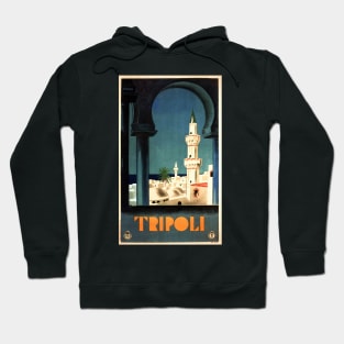 TRIPOLI LIBYA Middle East Art Deco Vintage Italy Travel Hoodie